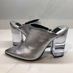 Dolce Vita Mules (Silver, Size 7.5) NEVER WORN OUT